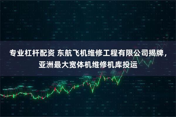 专业杠杆配资 东航飞机维修工程有限公司揭牌，亚洲最大宽体机维修机库投运